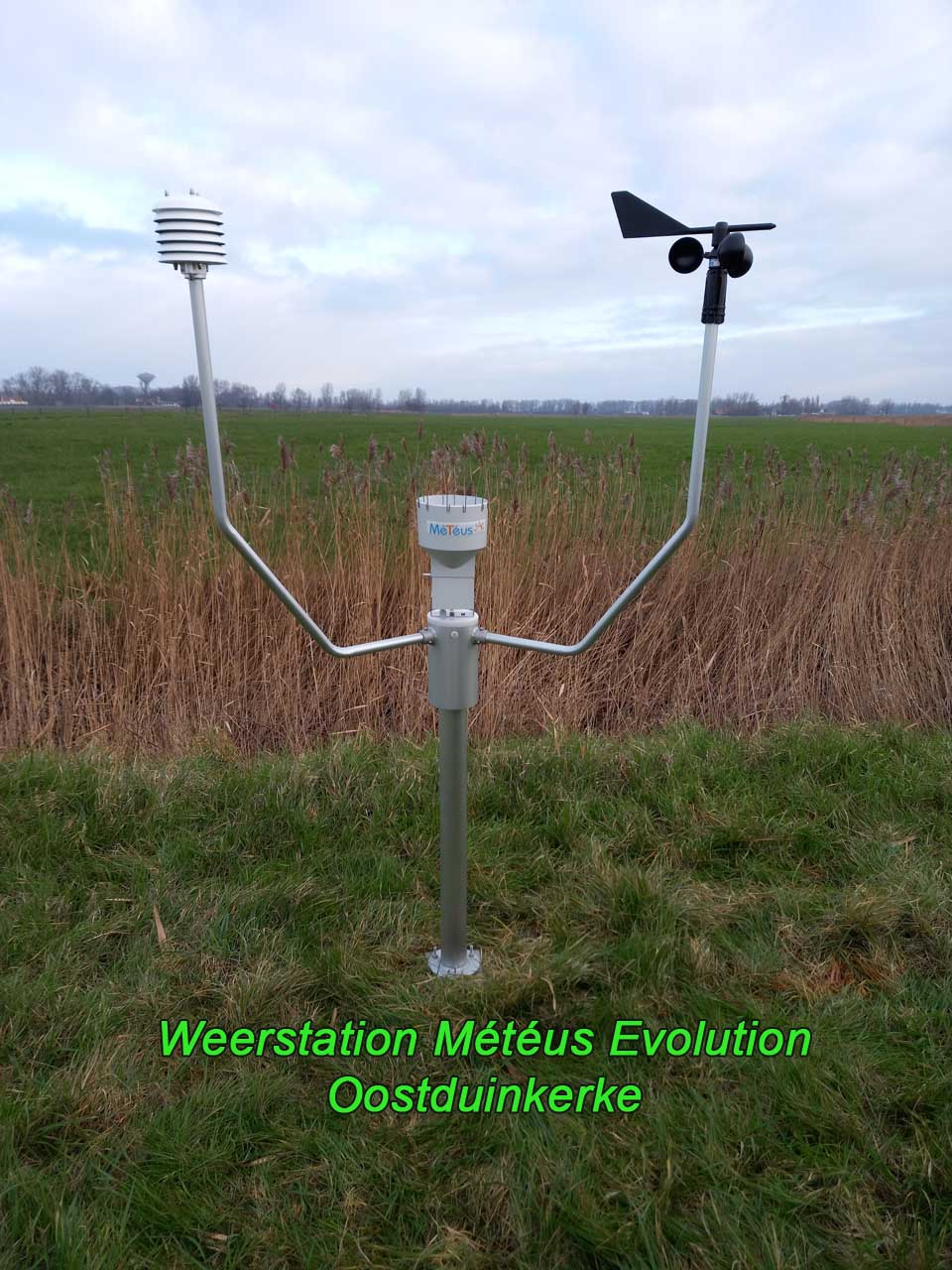 weerstation Météus Evolution in Oostduinkerke , West-Vlaanderen